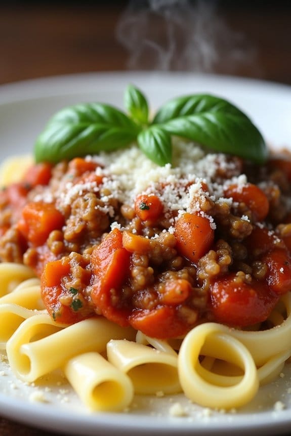 healthy turkey bolognese sauce