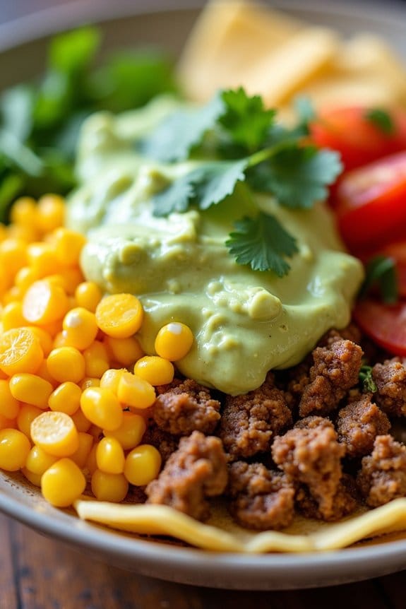 healthy turkey taco bowl