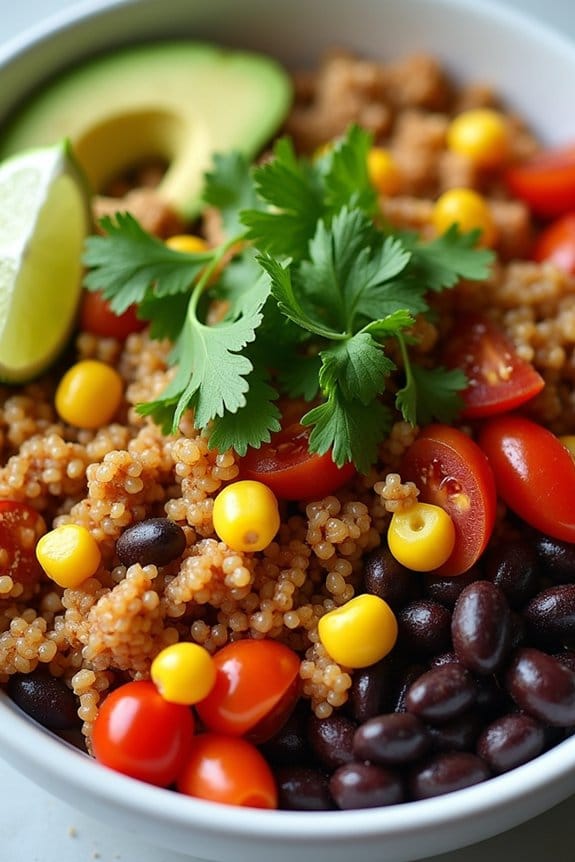 healthy turkey taco bowls