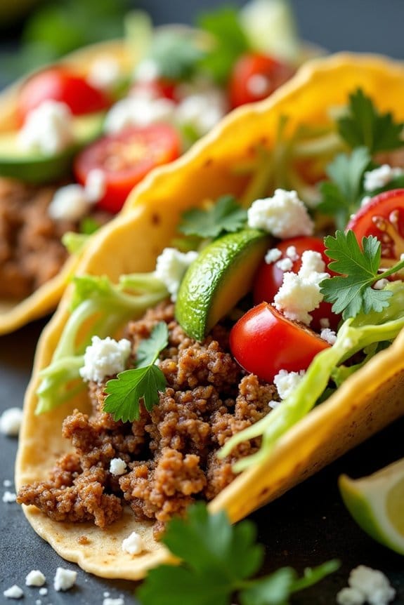 healthy turkey zucchini tacos
