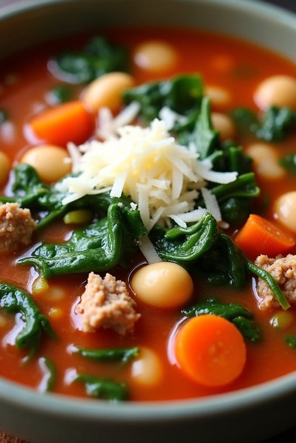 hearty italian turkey soup