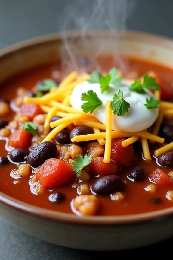hearty slow cooker chili
