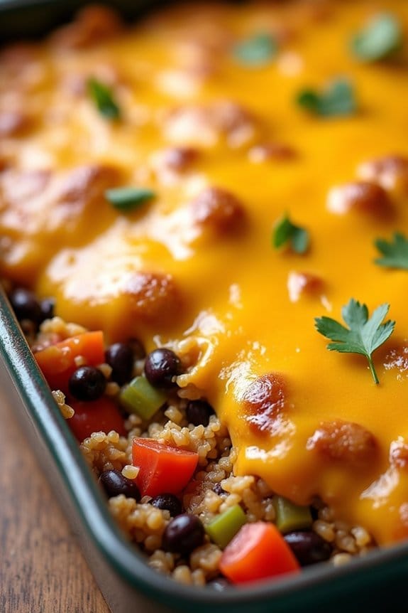 hearty southwest turkey casserole
