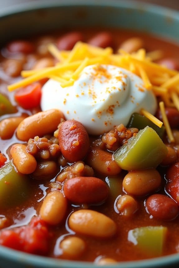 hearty turkey cabbage chili