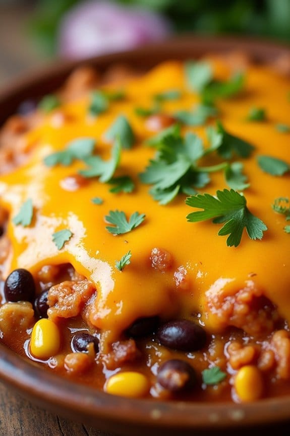 hearty turkey enchilada casserole