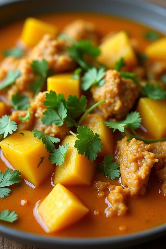hearty turkey potato curry