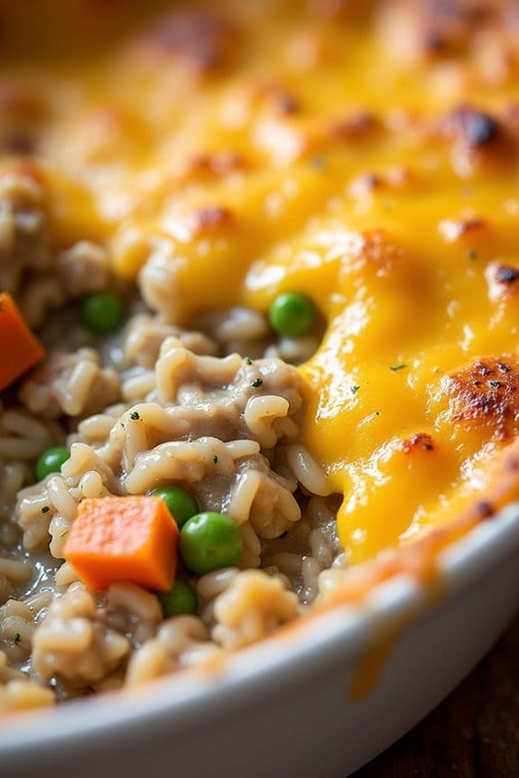 hearty turkey rice casserole