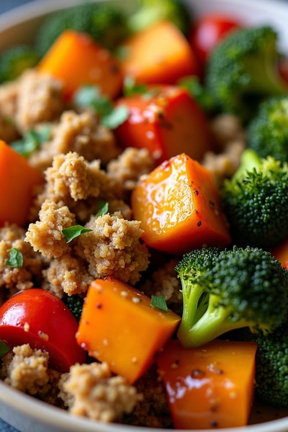 honey garlic turkey medley