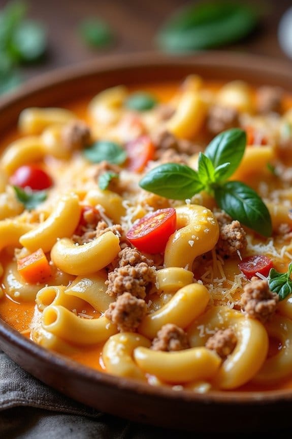 italian turkey mac and cheese