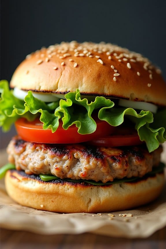 juicy grilled turkey burgers