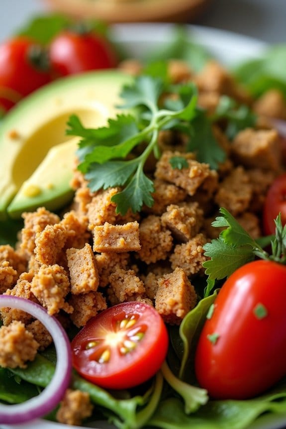 keto friendly turkey avocado salad