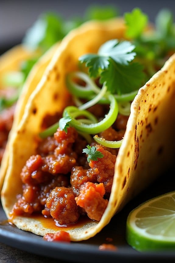 korean mexican fusion turkey tacos