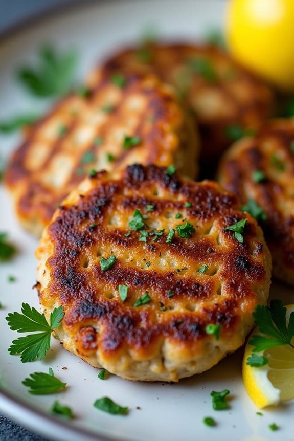 lemon garlic turkey patties recipe