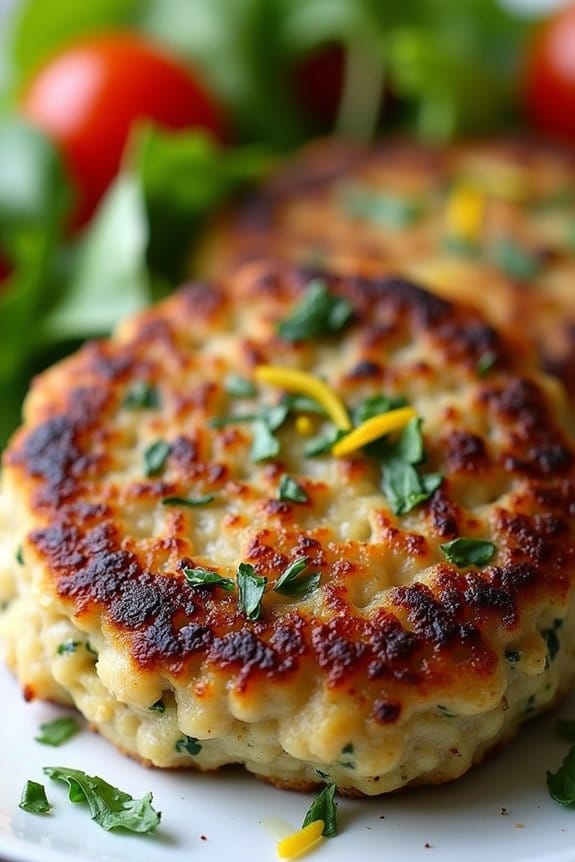 lemon herb turkey patties