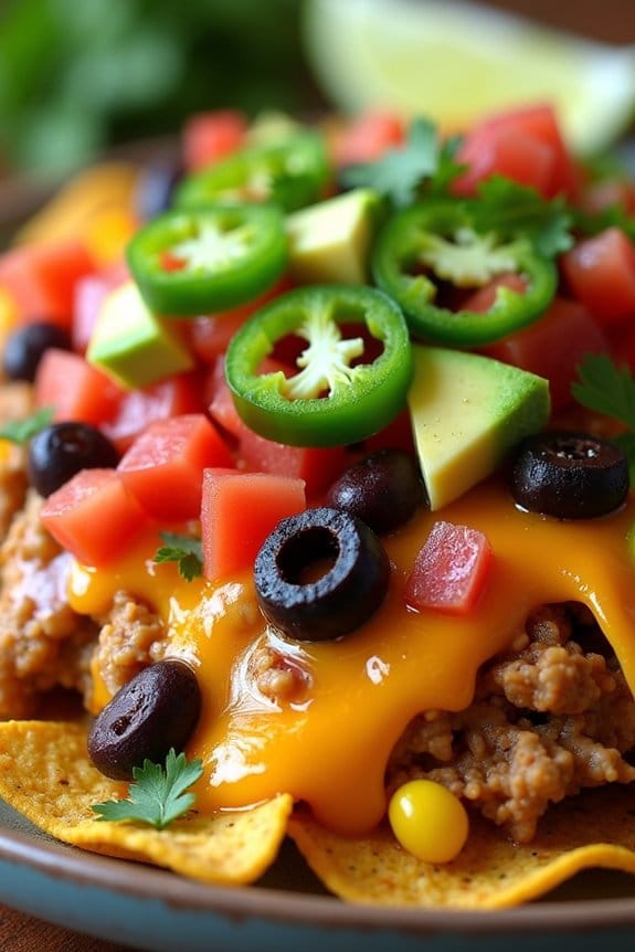 loaded turkey nachos delight