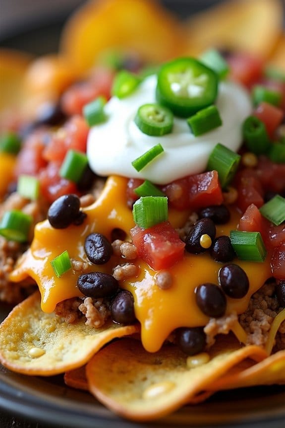 loaded turkey potato nachos