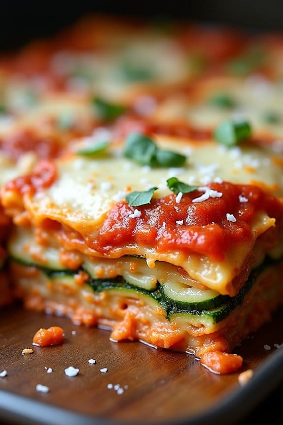 low carb zucchini lasagna recipe
