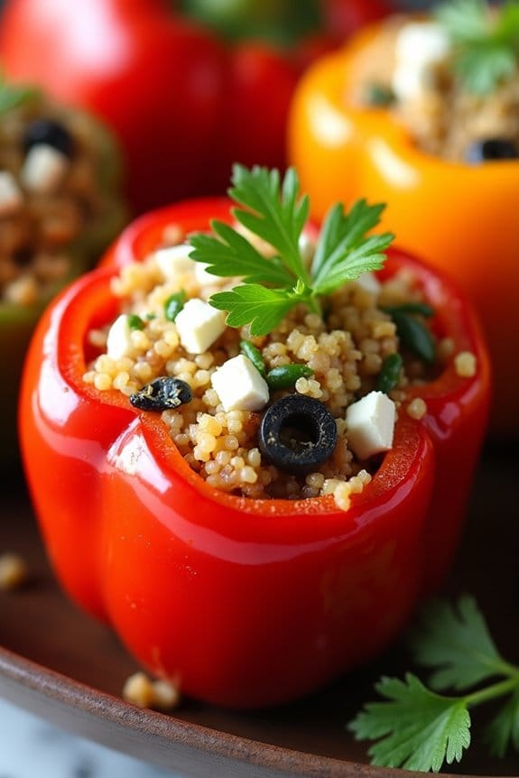 mediterranean stuffed turkey peppers
