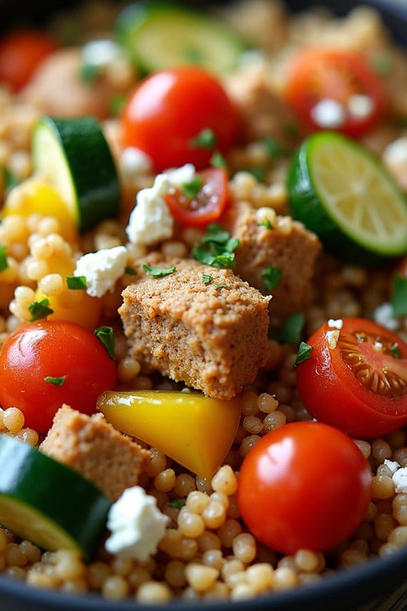 mediterranean turkey couscous medley