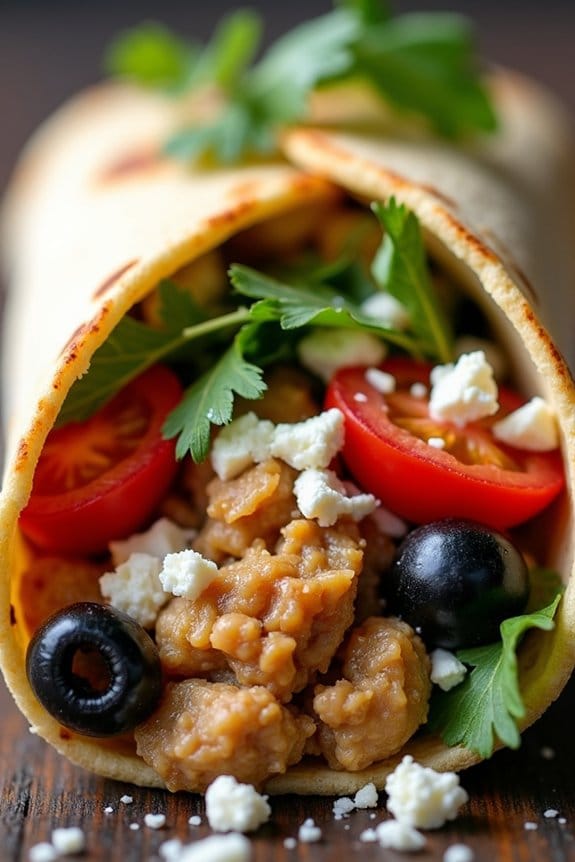 mediterranean turkey wraps recipe