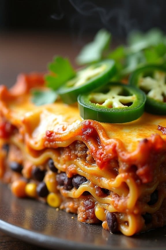 mexican inspired turkey lasagna recipe