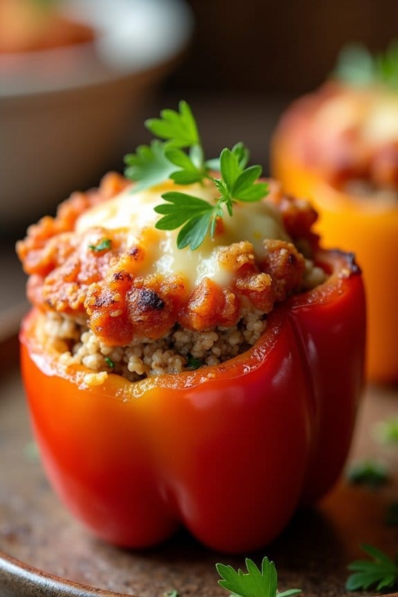 nutritious stuffed bell peppers