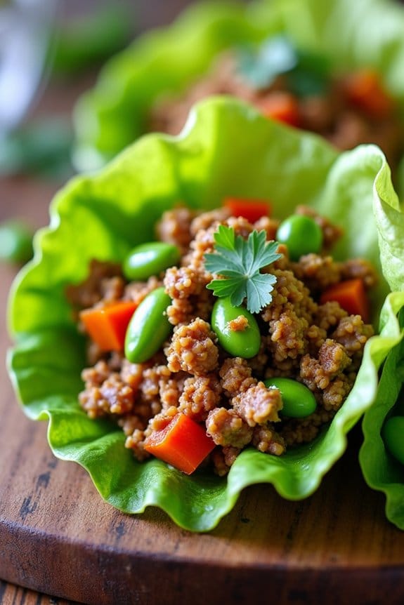 nutritious turkey lettuce wraps