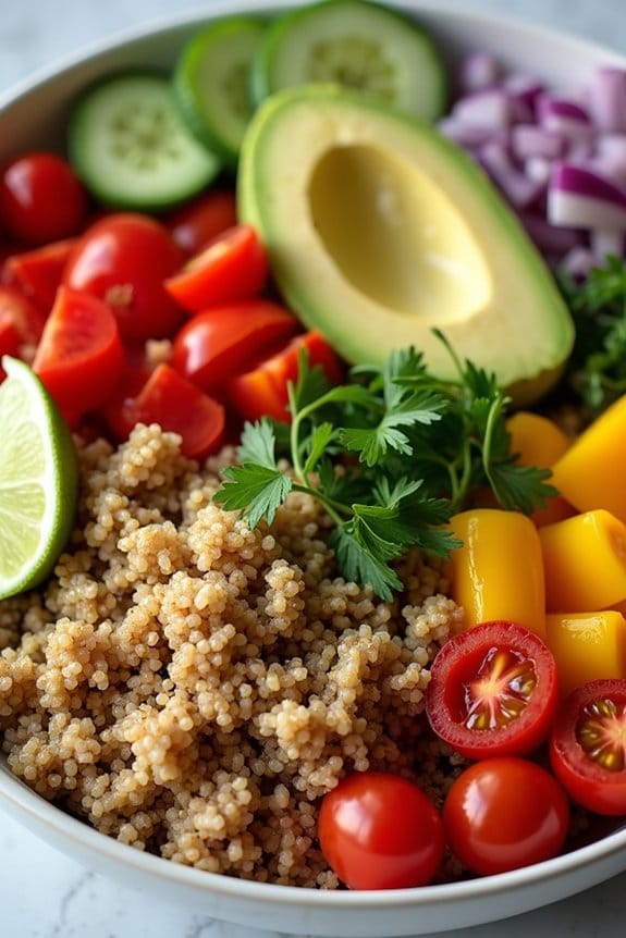nutritious turkey quinoa salad