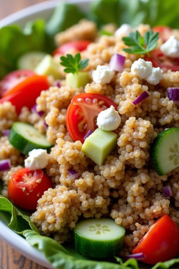 nutritious turkey quinoa salad