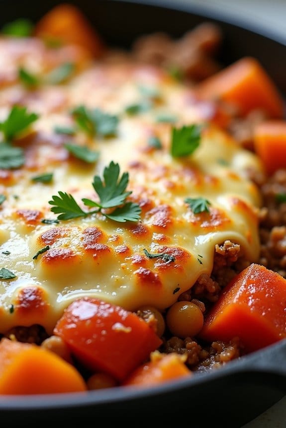 nutritious turkey sweet potato skillet