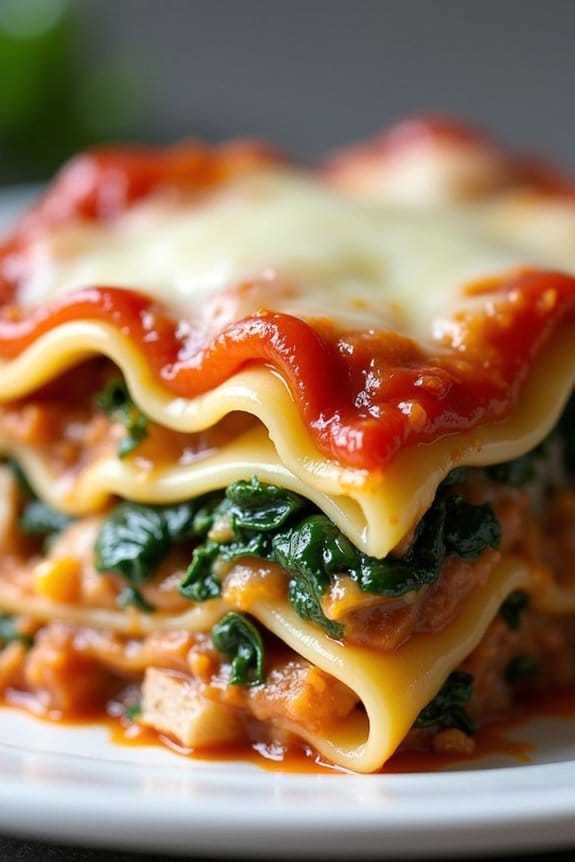 nutritious turkey vegetable lasagna