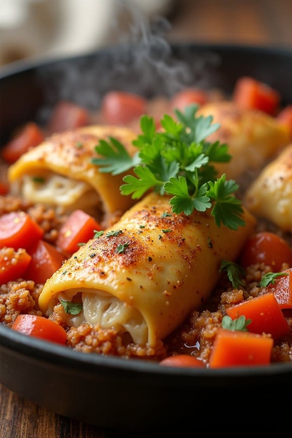one pot cabbage roll skillet