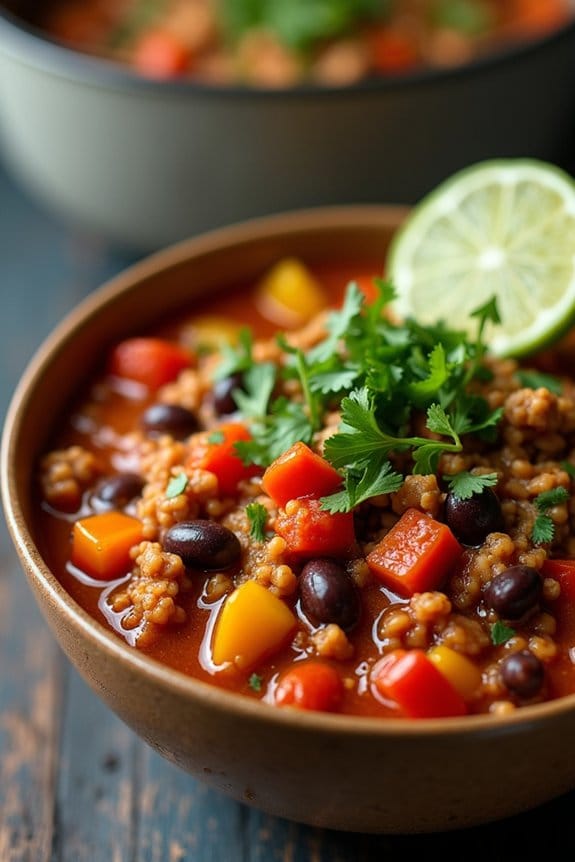 one pot turkey chili