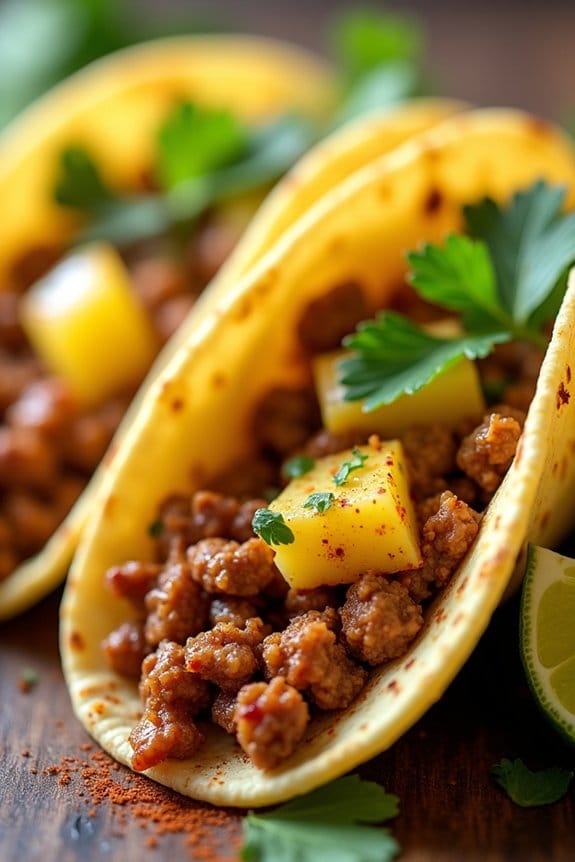 pineapple turkey taco delight