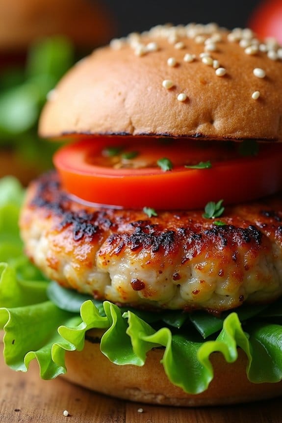 savory healthy turkey burgers
