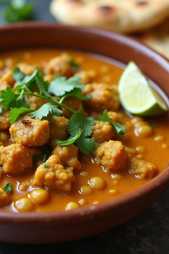 savory turkey lentil curry