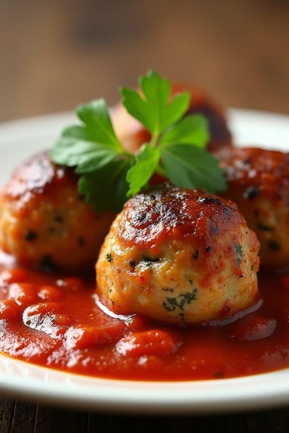 slow cooker turkey meatballs