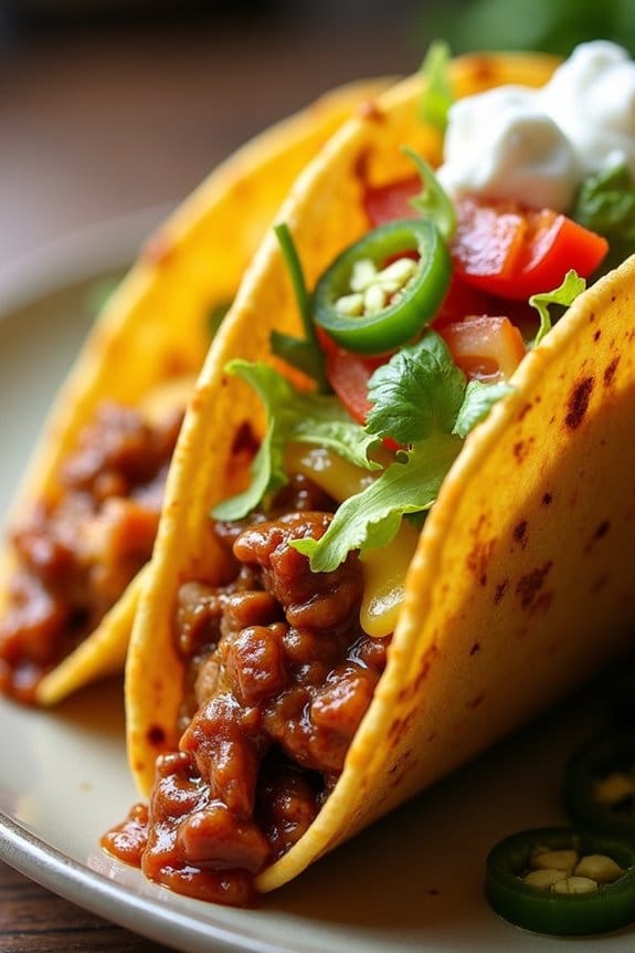 smoky bbq turkey tacos