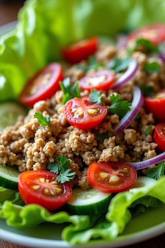 spicy thai turkey salad recipe