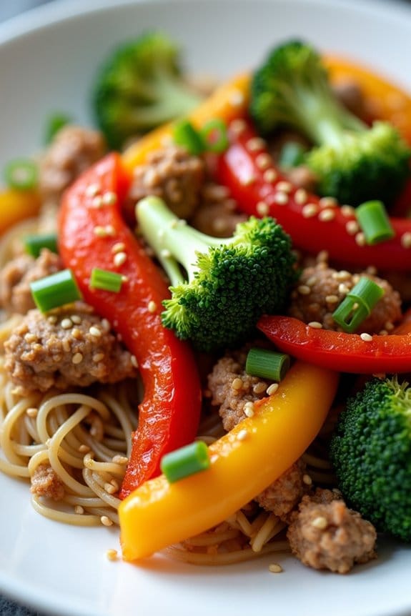 spicy turkey stir fry