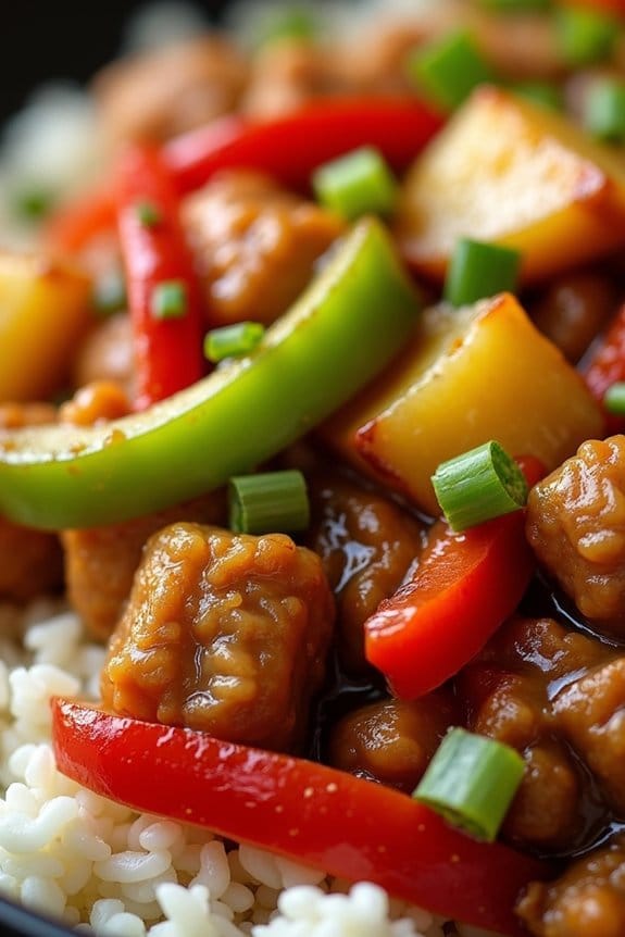 sweet and sour skillet delight