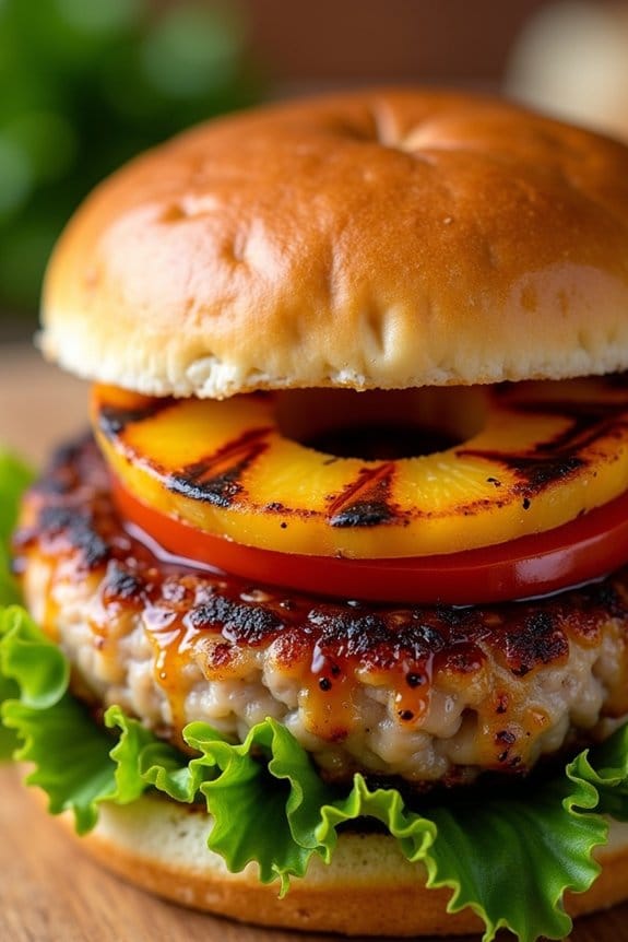 teriyaki pineapple turkey burgers