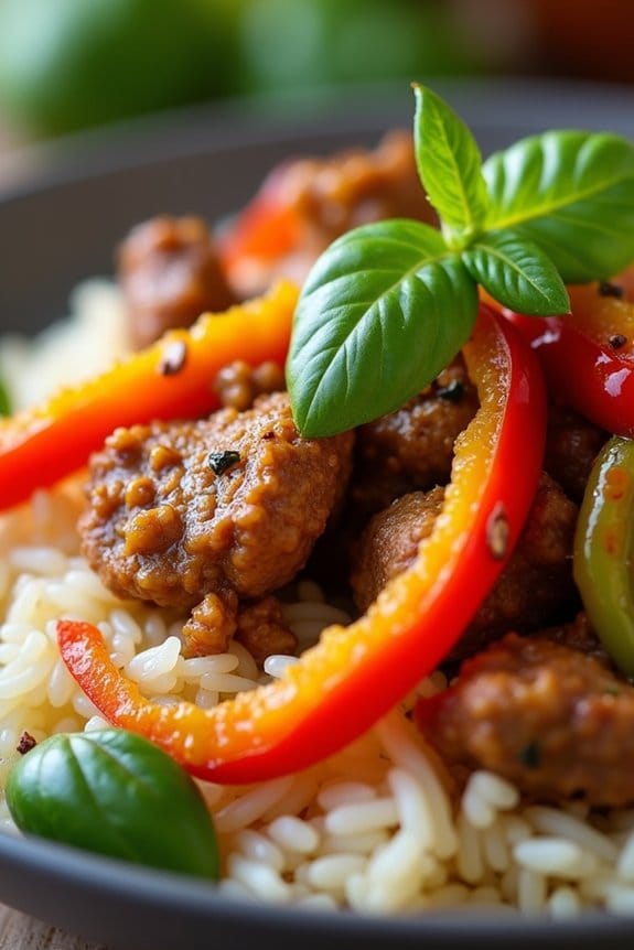 thai basil turkey recipe