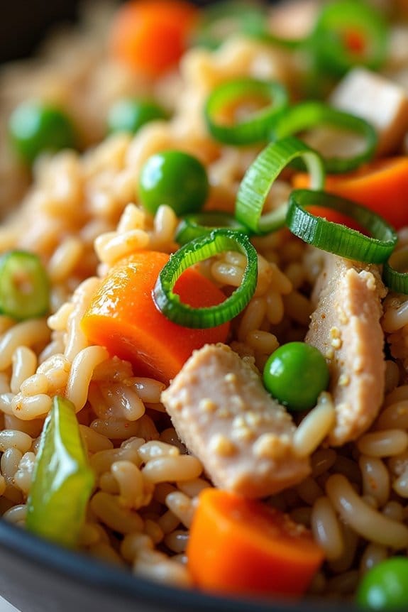 turkey and cabbage fried rice