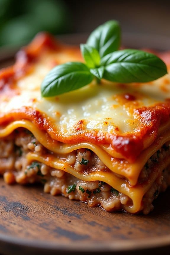 turkey and mushroom lasagna recipe