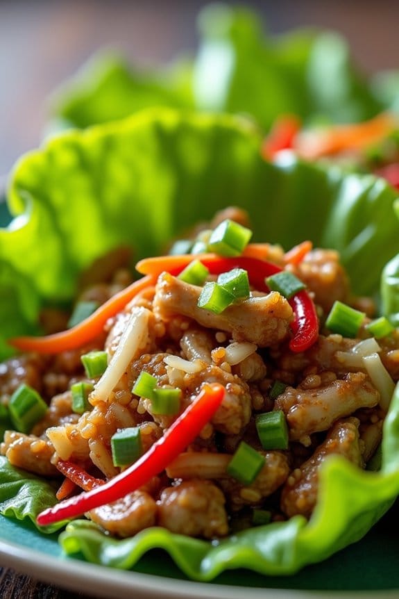 turkey cabbage lettuce wraps
