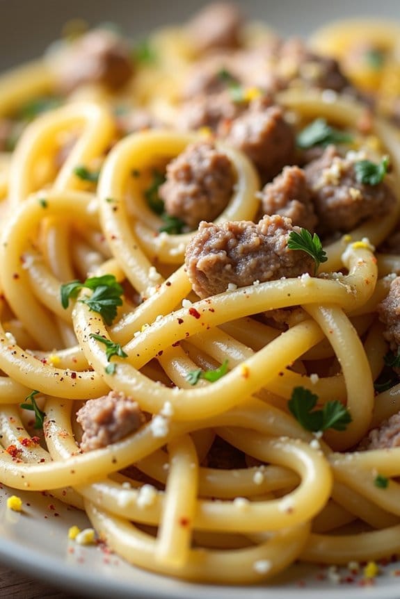 turkey carbonara with lemon twist