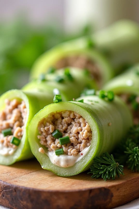 turkey cucumber roll up recipe