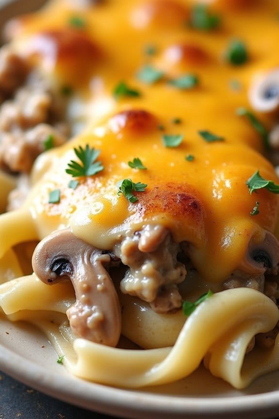 turkey mushroom casserole recipe