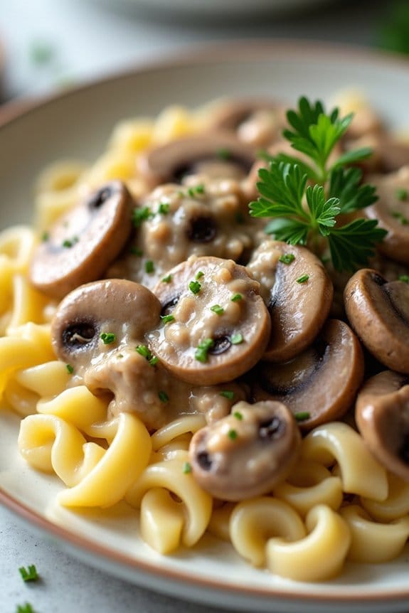 turkey mushroom stroganoff recipe